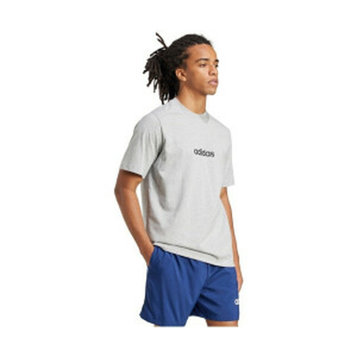 T-shirt med kortärm Herr Adidas M LIN SJ T JE9002 Grå - 2