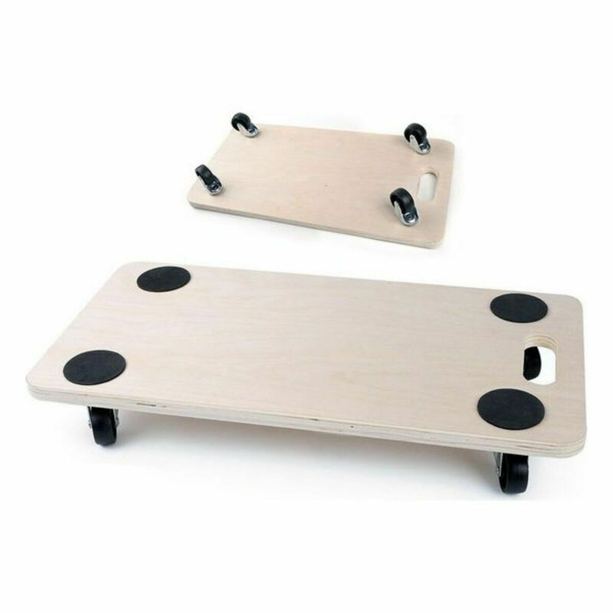 Träpall med hjul Bricotech (57,5 x 29 x 1,8 cm) Trä 57,5 x 29 x 1,8 cm - 2