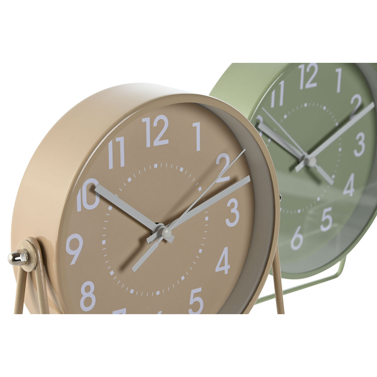 bordsklocka Home ESPRIT Beige (2 antal) - 2