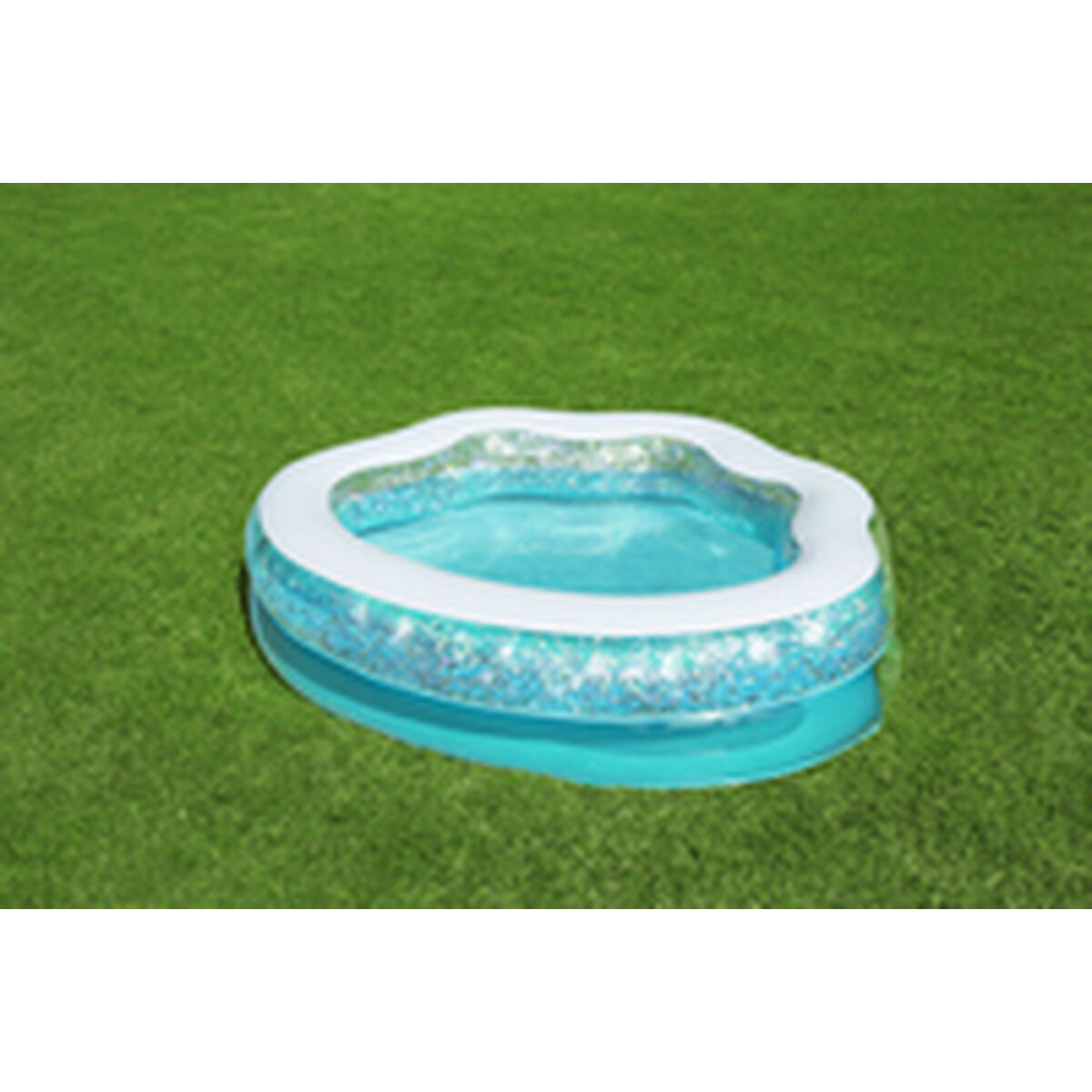 Bestway Uppblåsbar Barnpool Lysande 150x125x43 cm +3 År Trädgård 52489 - 13