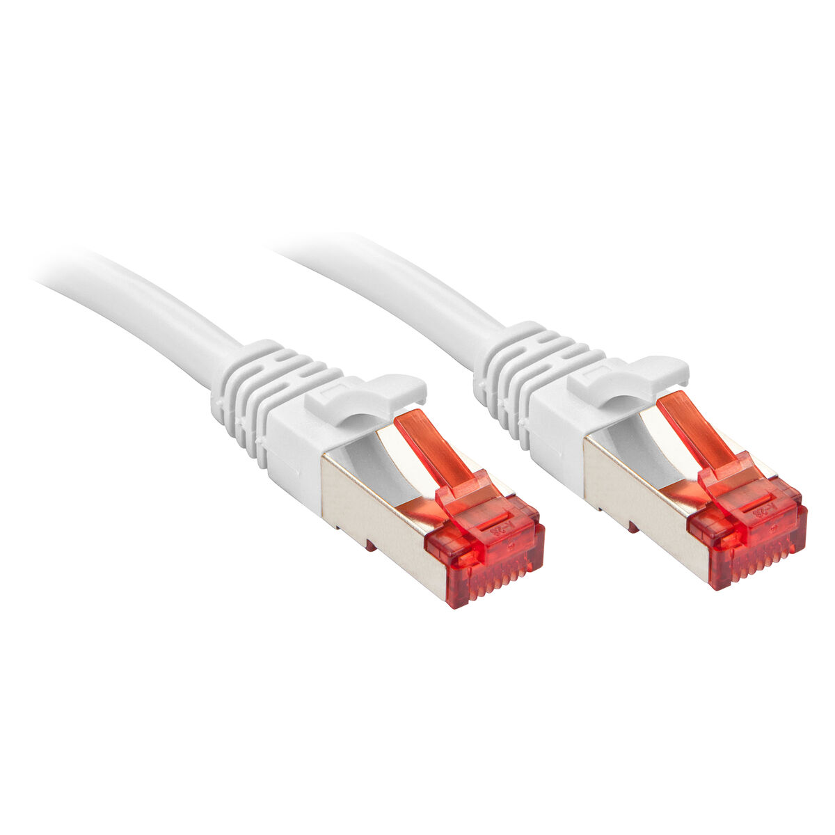 Nätkabel UTP Styv Kategori 6 LINDY Cat.6 S/FTP 3m Vit 3 m (1 antal)