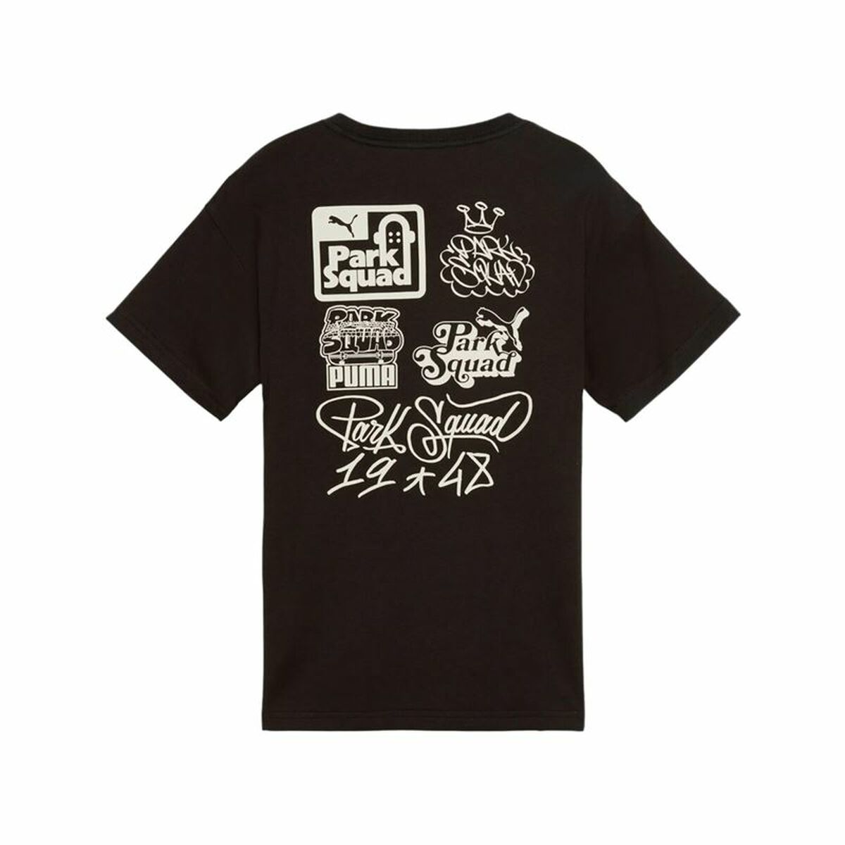 Barn T-shirt med kortärm Puma Essenntials+ Mid 90S Graphic Svart - 2