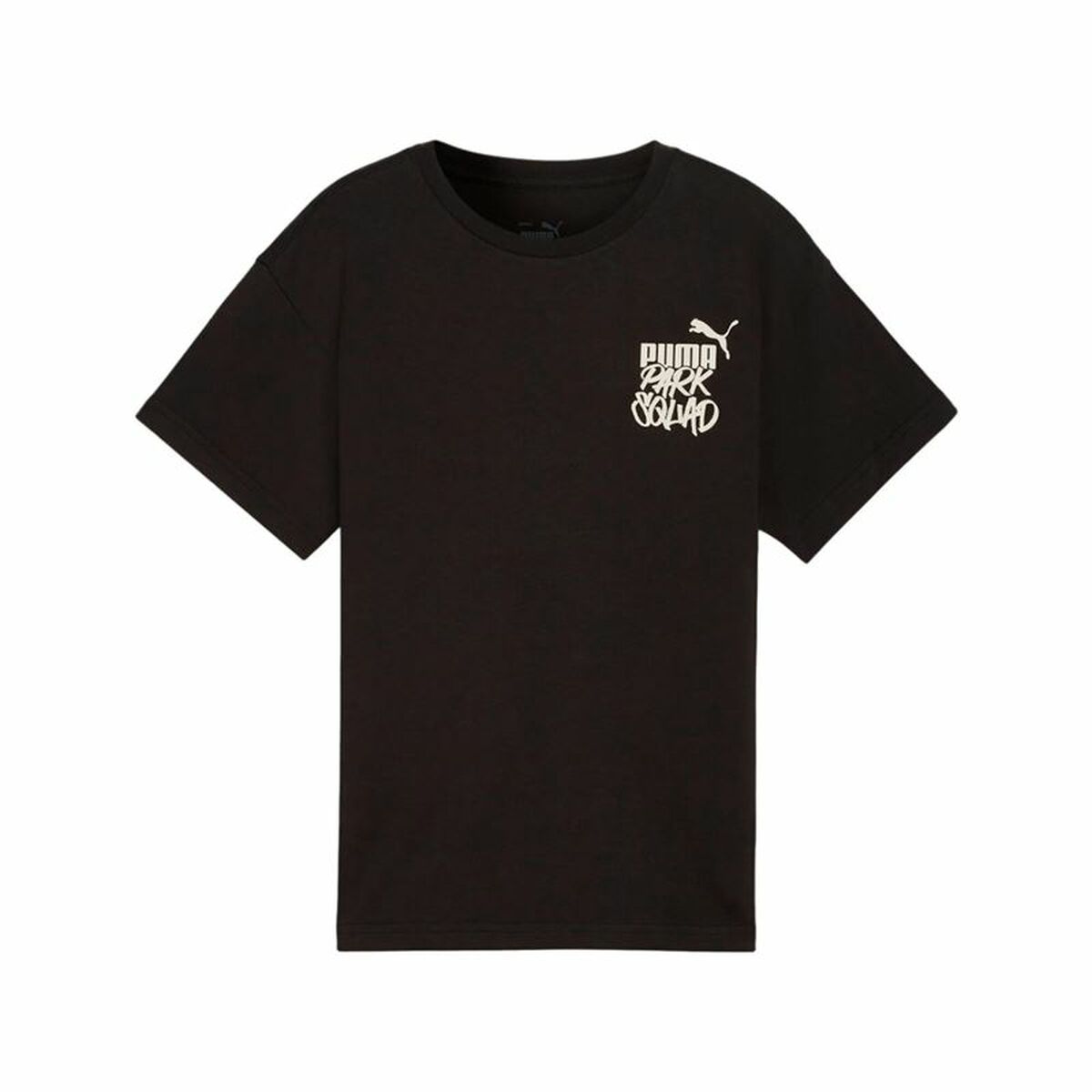 Barn T-shirt med kortärm Puma Essenntials+ Mid 90S Graphic Svart