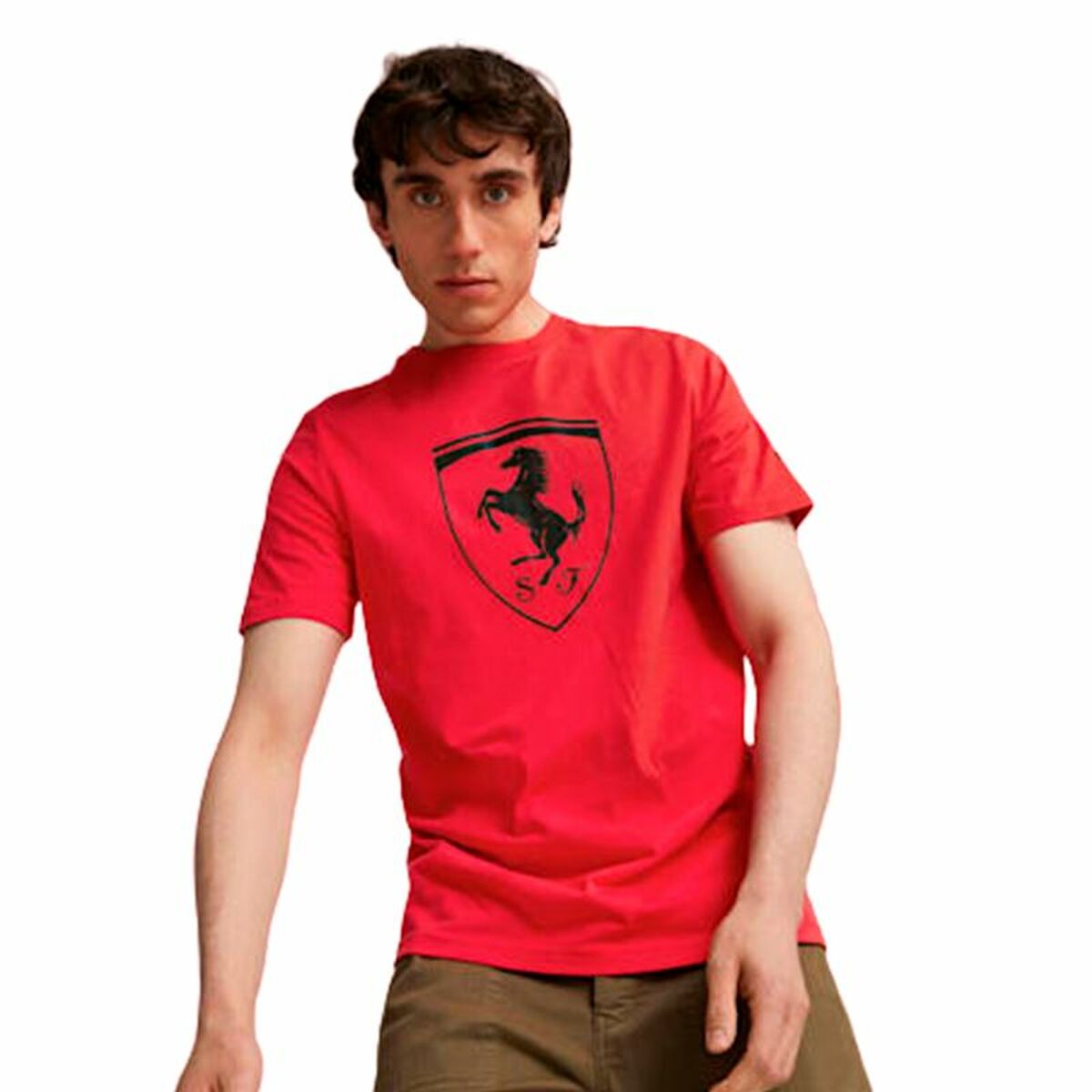 T-shirt med kortärm Herr Puma Ferrari Race Tonal B Röd - 3