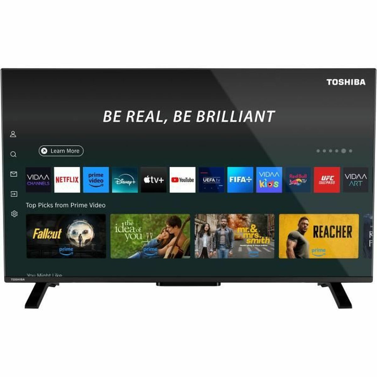 Smart TV Toshiba 4K Ultra HD HDR10+ HDR10 DVB-T2 400 Hz PQI QLED - 3