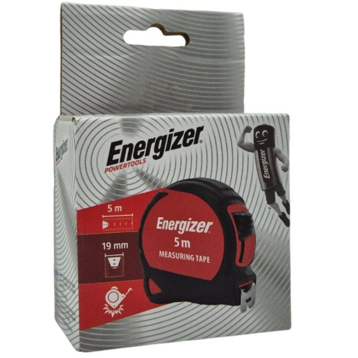 Måttband Energizer 3MT05 Metall Plast (5 m) - 2