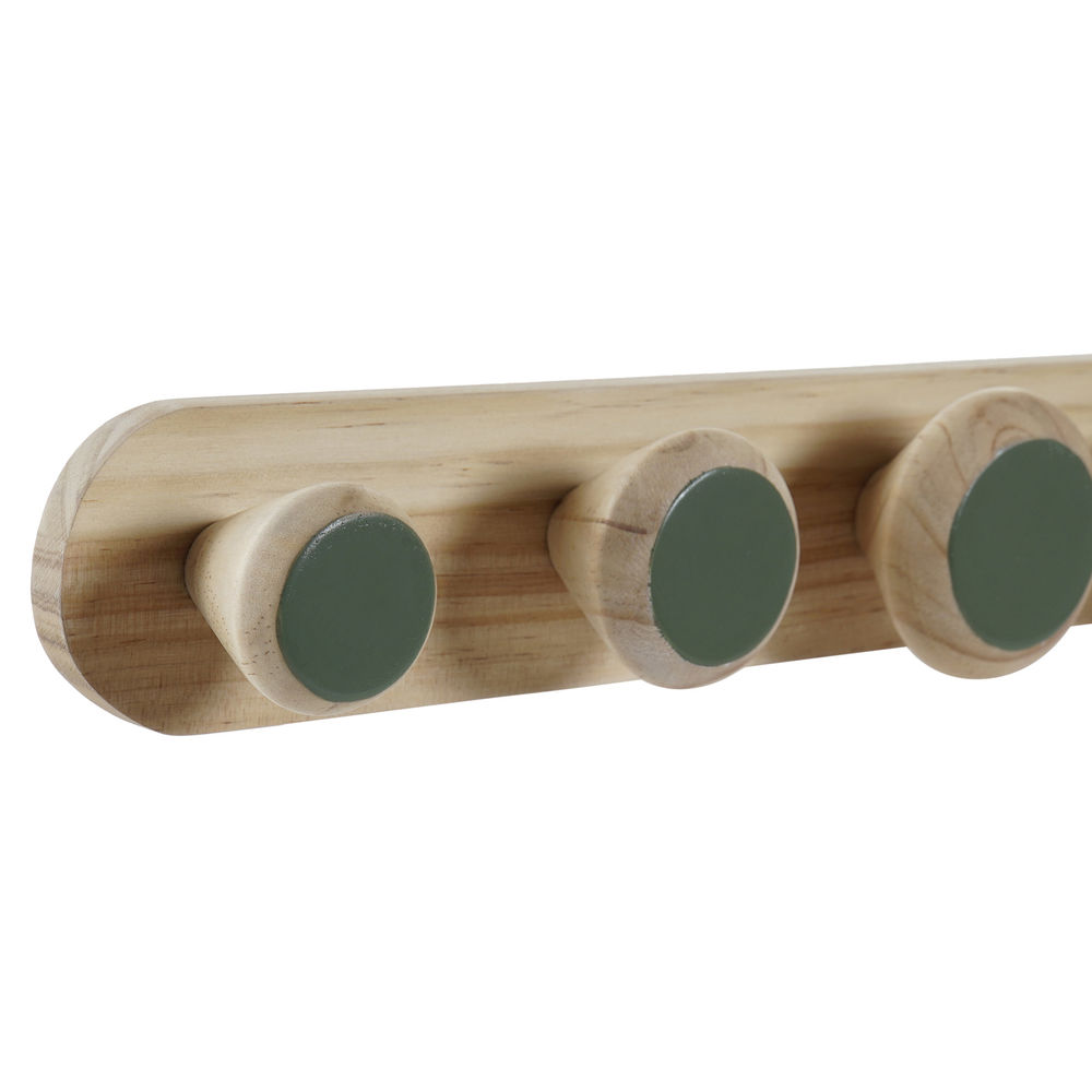 Väggmonterad rockhängare DKD Home Decor Plast Trä MDF Tropiskt 48 x 6 x 7,5 cm (2 antal) - 3