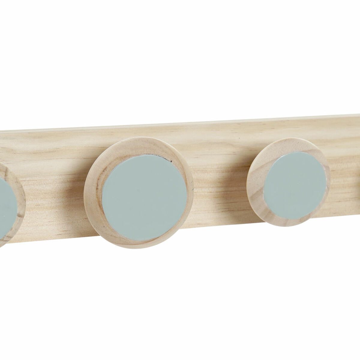 Väggmonterad rockhängare DKD Home Decor Plast Trä MDF Tropiskt 48 x 6 x 7,5 cm (2 antal) - 5