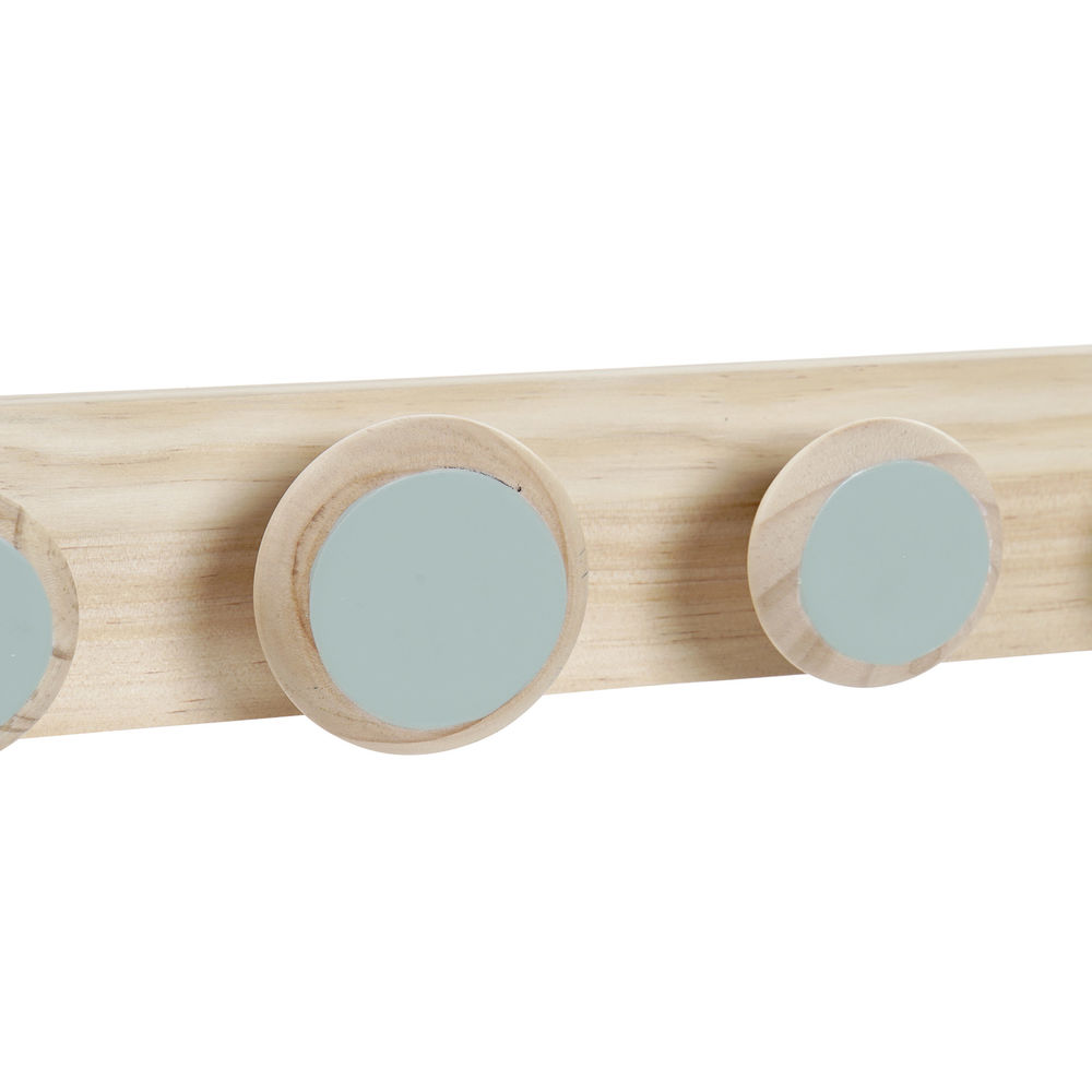 Väggmonterad rockhängare DKD Home Decor Plast Trä MDF Tropiskt 48 x 6 x 7,5 cm (2 antal) - 2