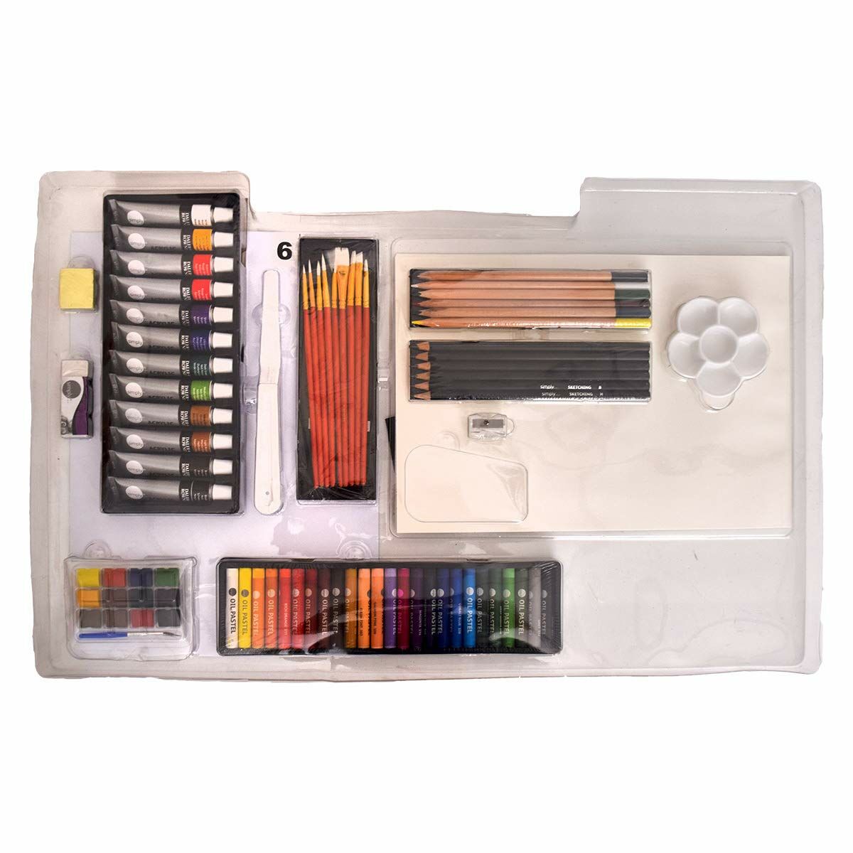Målarset Daler Rowney Art Easel Studio 163 Delar - 3