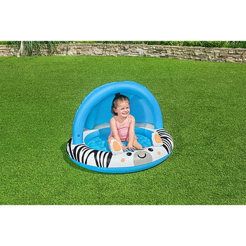 Bestway Uppblåsbar Barnpool Safari Ring 97x66cm +2 År Trädgård 52559