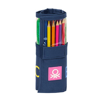 Bag Benetton Damero Marinblå 7 x 20 x 7 cm 27 Delar