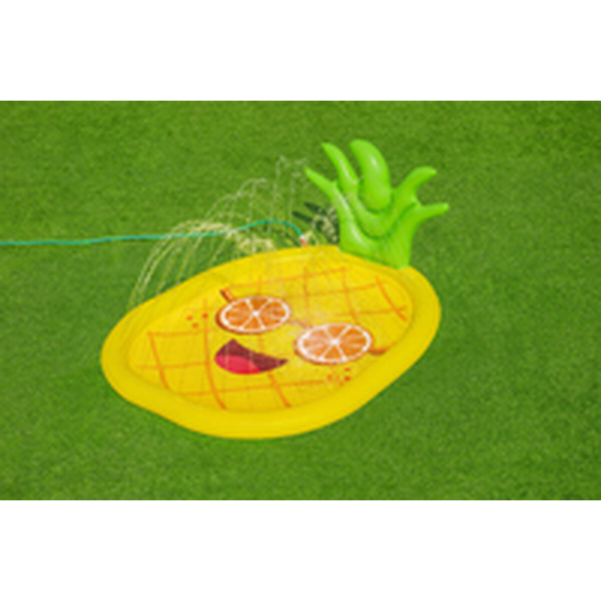 Bestway Sprinkler Uppblåsbar Ananasmadrass 196x165 cm +2 År Trädgård 52565 - 2