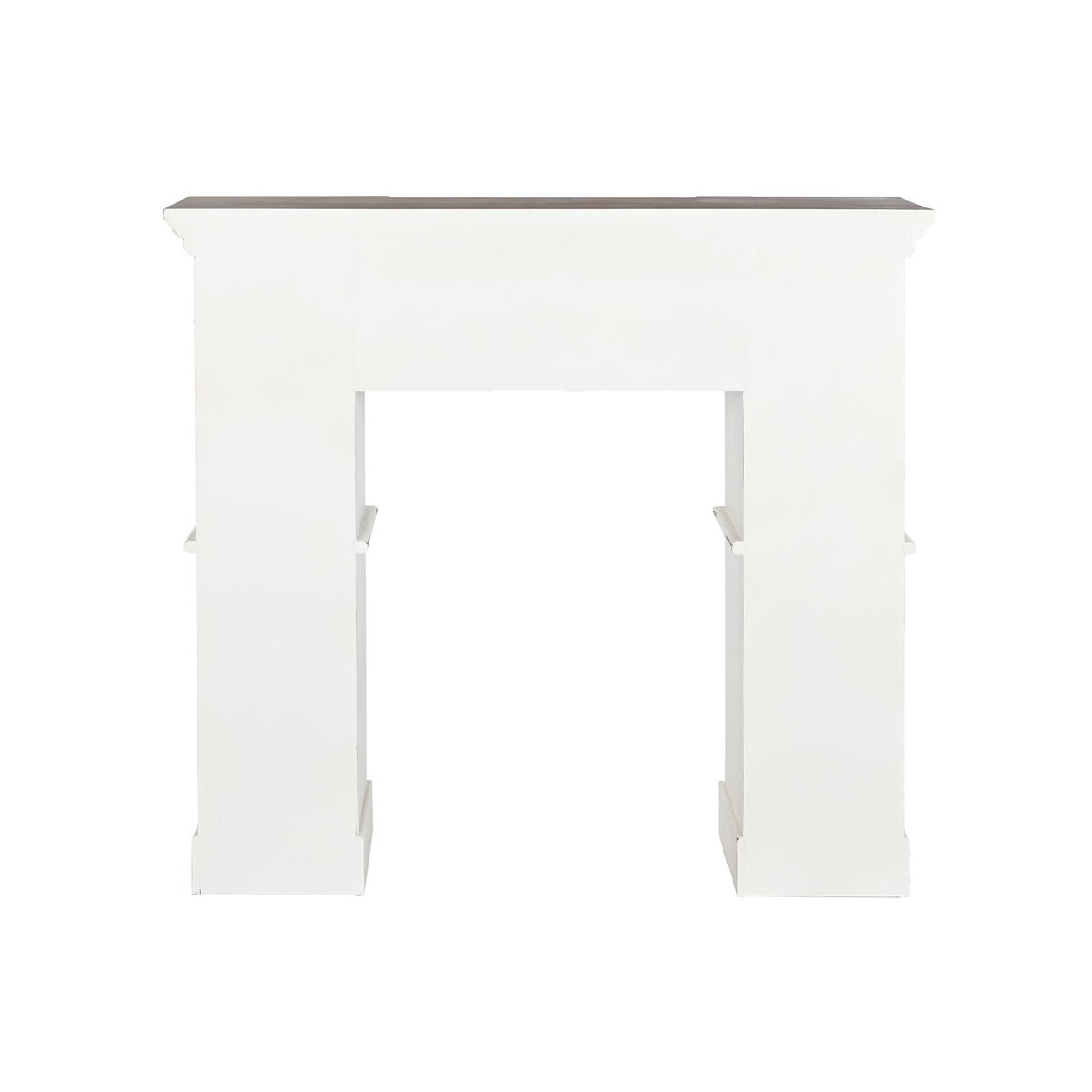 Öppen spis Home ESPRIT Vit Naturell Gran Trä MDF 120 x 29,5 x 116 cm - 6