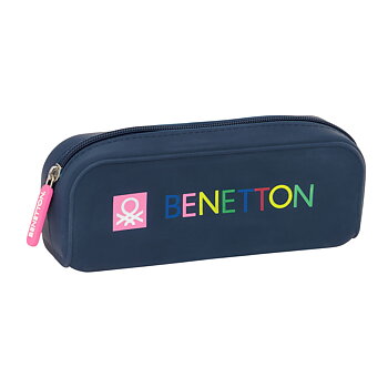 Bag Benetton Damero Marinblå 18.5 x 7.5 x 5.5 cm
