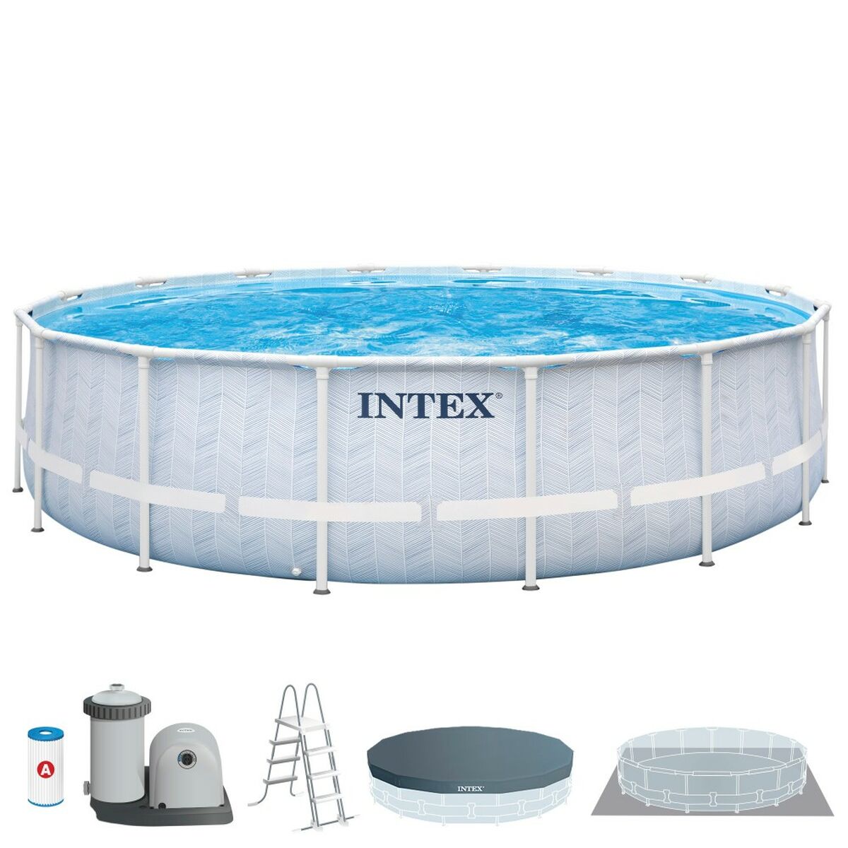 Bollhav Intex Chevron Prism Rund 427 x 107 cm