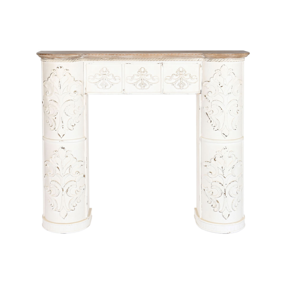 Öppen spis Home ESPRIT Gran Trä MDF 128 x 28 x 114 cm - 6