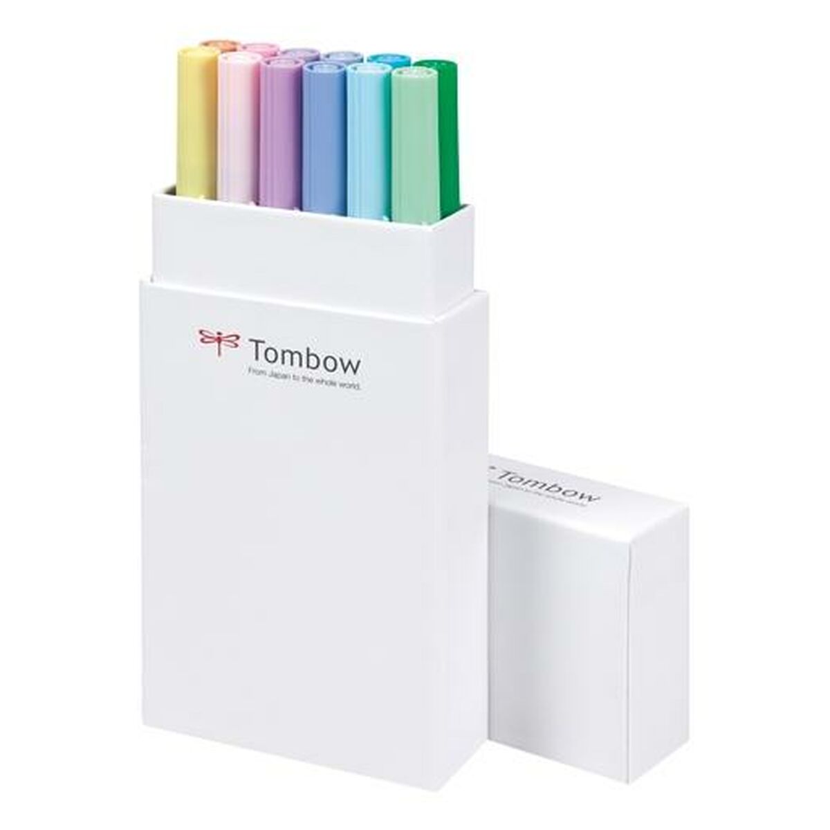 Tuschpennor Tombow ABT-12P-2 Dubbel ände