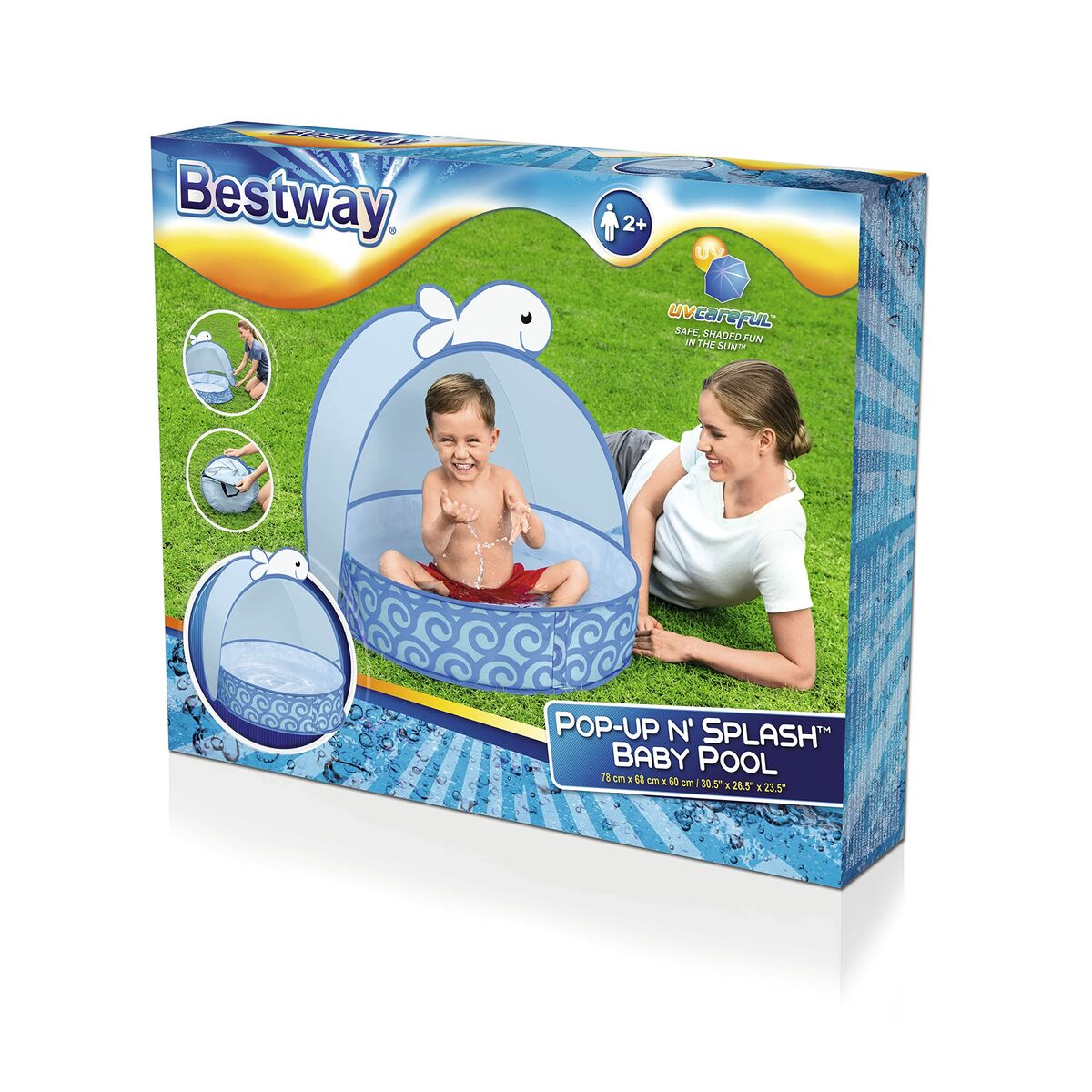 Bestway Val Självmonterande Barnpool Val 78x68x60 cm +2 År Trädgård 52577 - 7