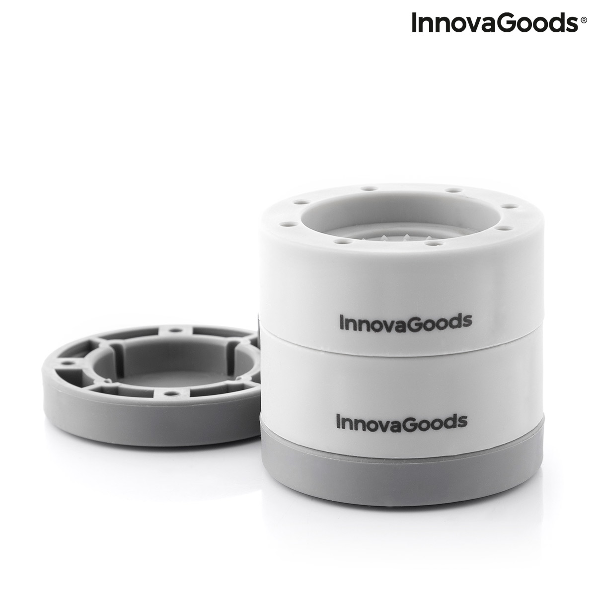 Uppsättning Stapelbara Antivibrationsfötter Novib InnovaGoods 4 antal - 3