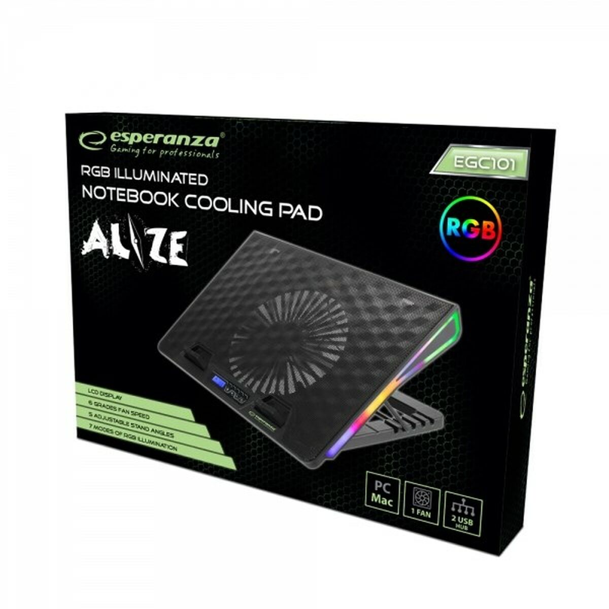 Kylplatta till laptop Esperanza EGC101 - 2