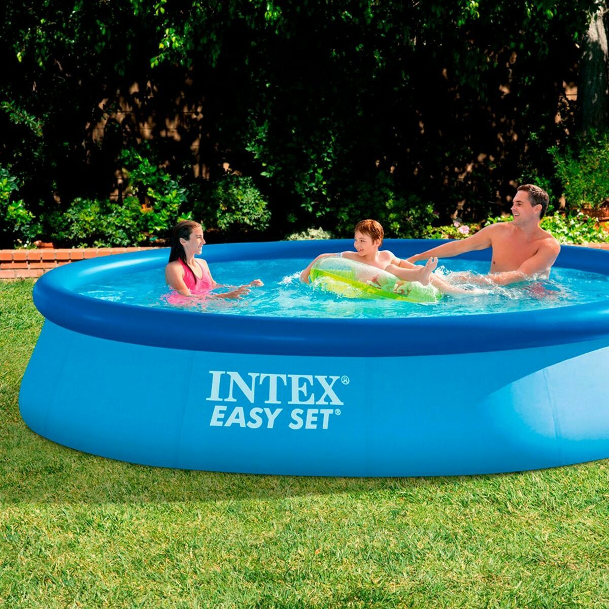 Upplåsbar bassäng Intex Easy Set 7290 l Rund 396 x 84 cm - 2