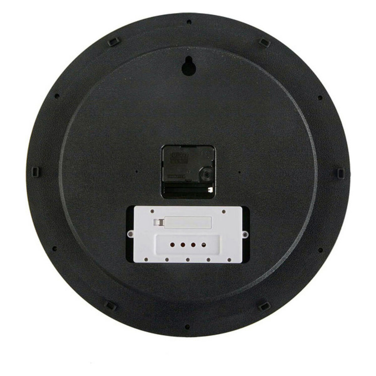 Väggklocka Versa Svart Plast Minimalistisk 4 x 35 x 35 cm - 3