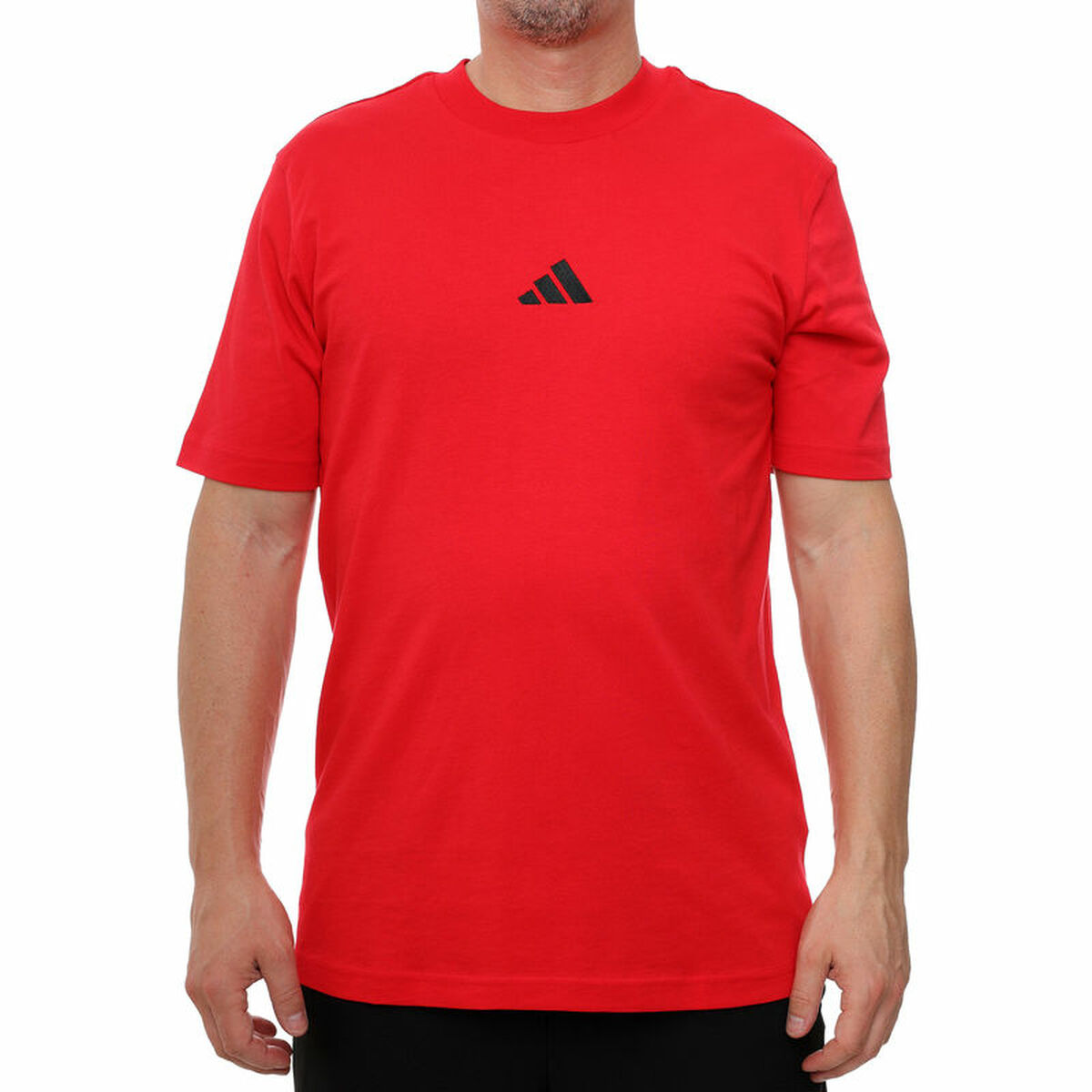 T-shirt med kortärm Herr Adidas M SL SJ T JF1095 Röd