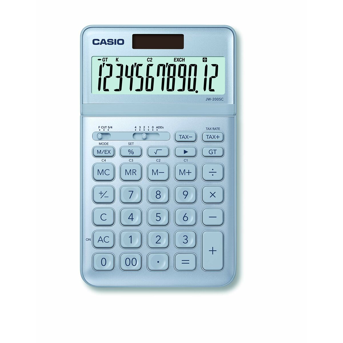 Kalkylator Casio JW-200SC-BU Blå Plast - 2