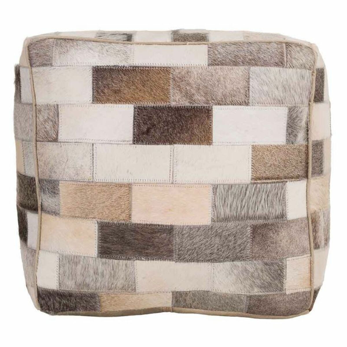 Puff Alexandra House Living Läder 44 x 44 x 44 cm - 2