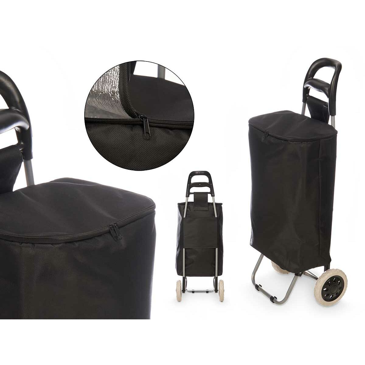 Kundvagn Kinvara RS-020 BLACK Svart 32 L