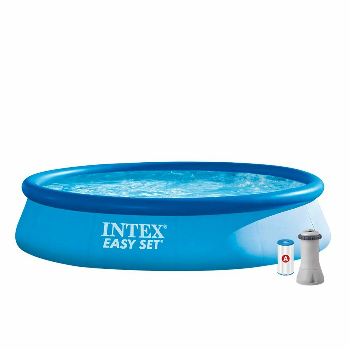 Upplåsbar bassäng Intex Easy Set 7290 l Rund 396 x 84 cm - 8