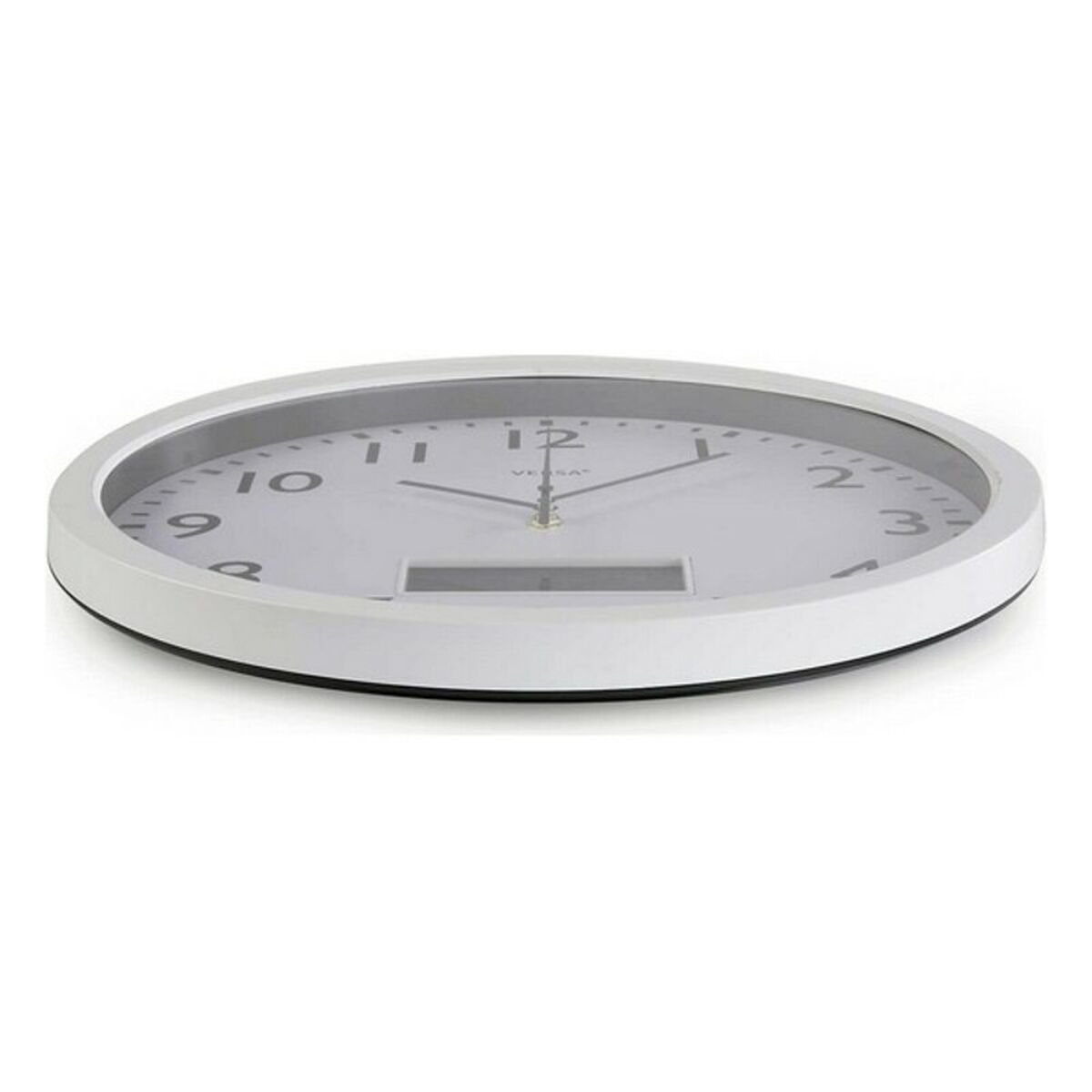 Väggklocka Versa 18560239 Vit Plast Minimalistisk 4 x 35 x 35 cm - 2