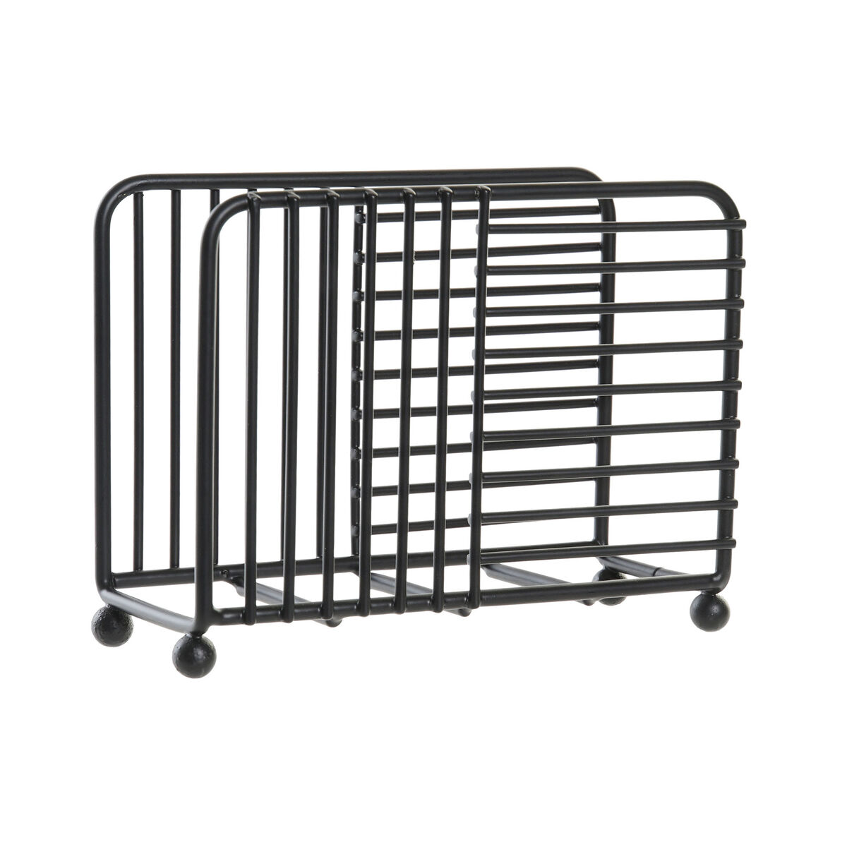 Servetthållare DKD Home Decor Galler Svart Metall 15,5 x 6,5 x 11,5 cm - 7
