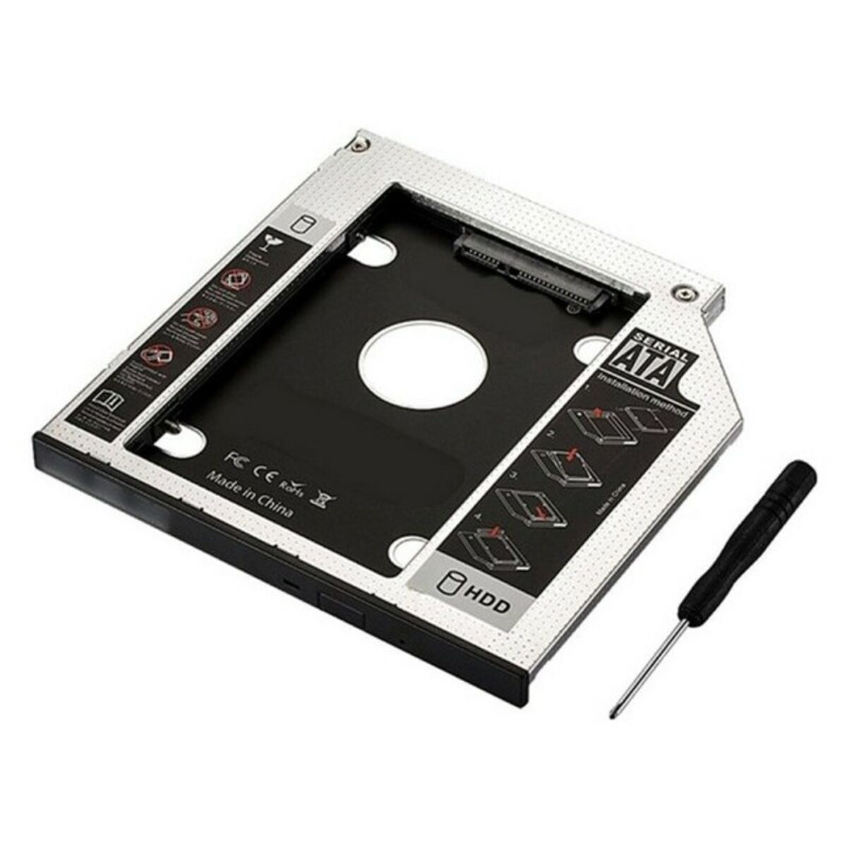 HDD/SSD SATA Optisk enhetsadapter (9,5 Mm) Ewent EW7003 - 5