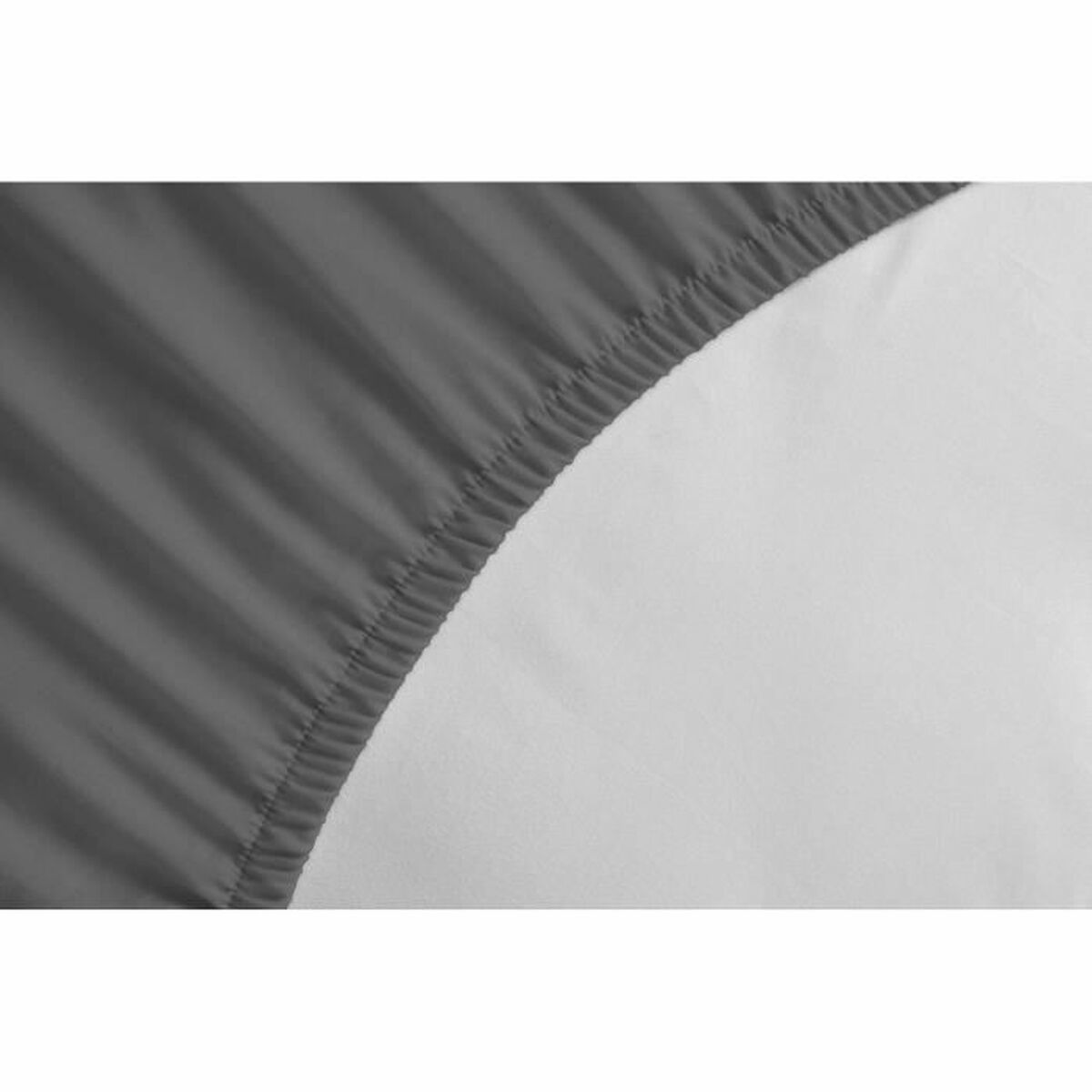 Inpassat underlakan HOME LINGE PASSION HP71770 Grå Antracitgrå 160 x 200 + 30 cm - 4