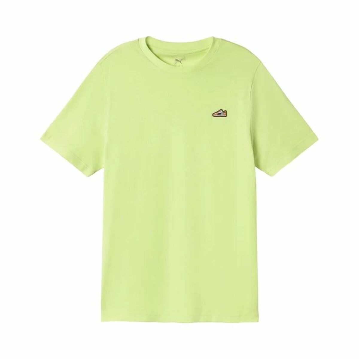 T-shirt med kortärm Herr Puma SneakerCool Cucumber