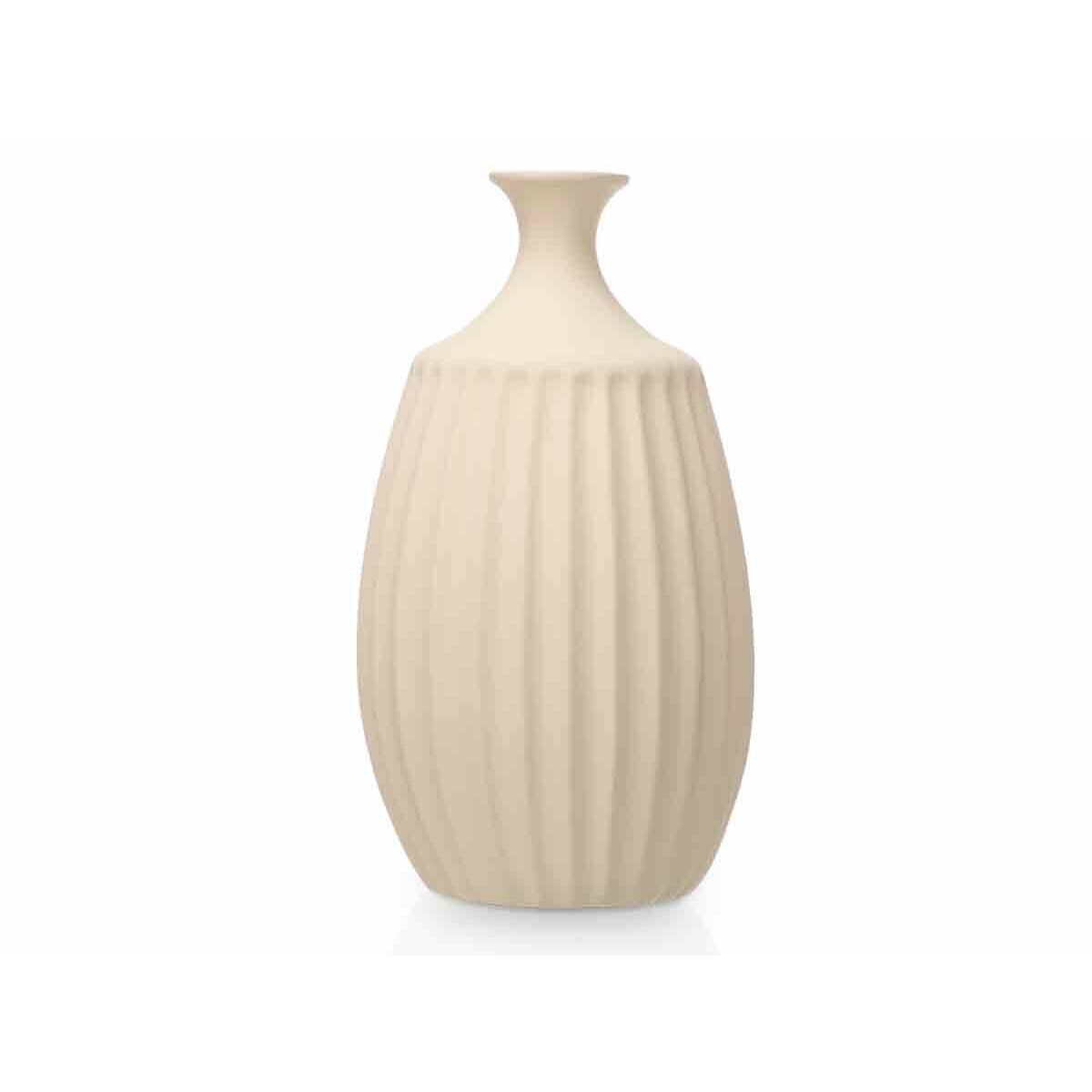 Vas Beige Keramik 27 x 48 x 27 cm - 3