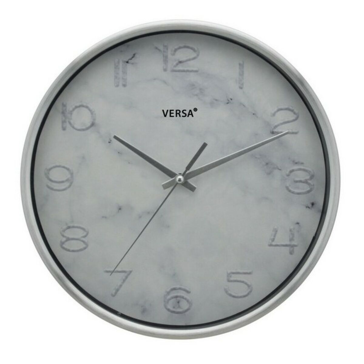 Väggklocka Versa Aluminium Casual 4,2 x 25,2 cm