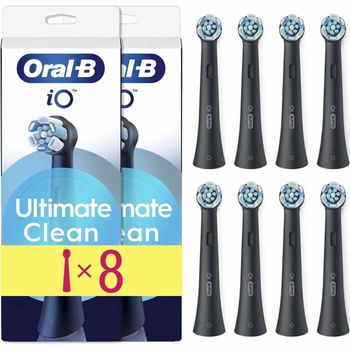 Tandborsthuvud Oral-B iO Ultimate Clean Svart noir 4 antal