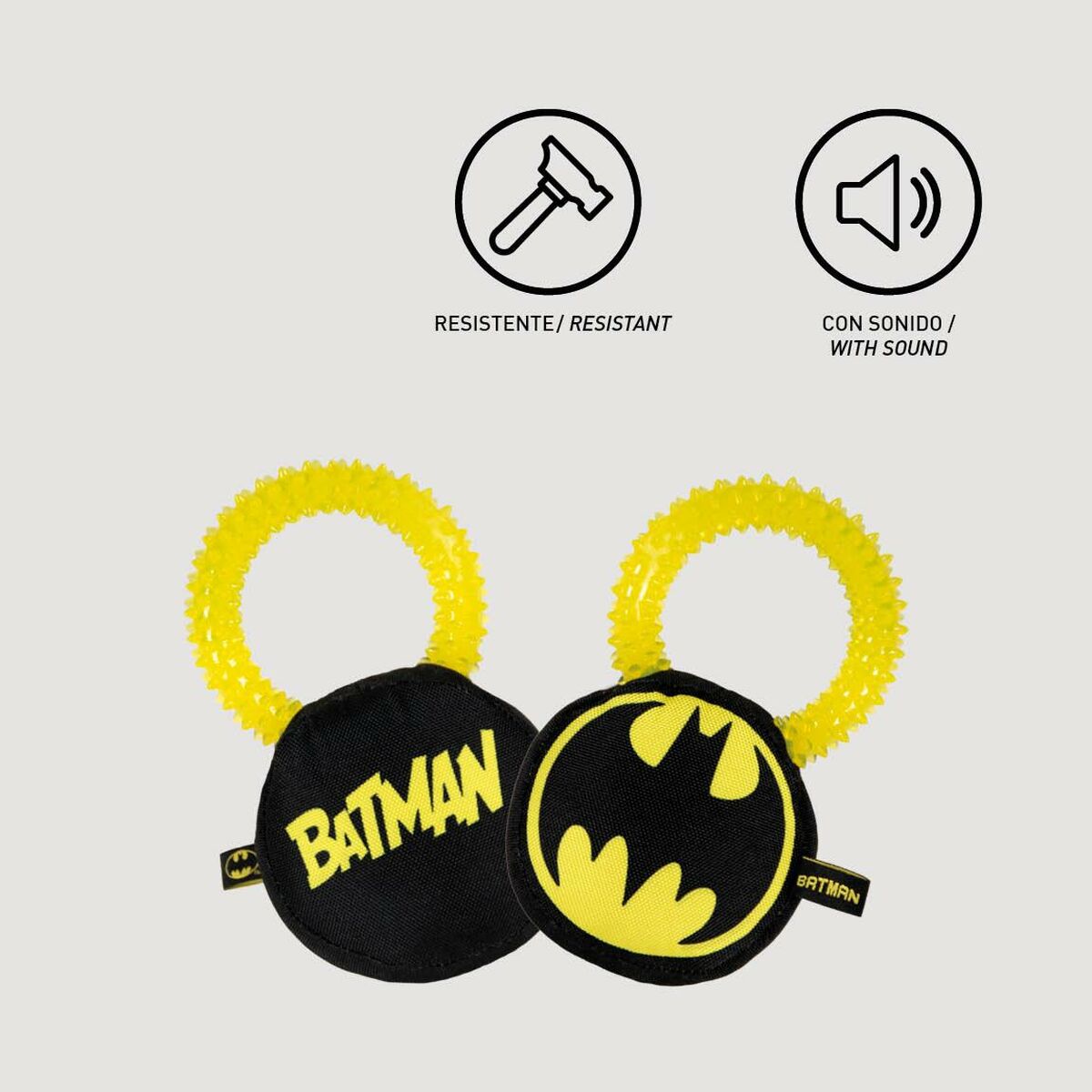 Hundleksak Batman   Gul 100 % polyester - 15