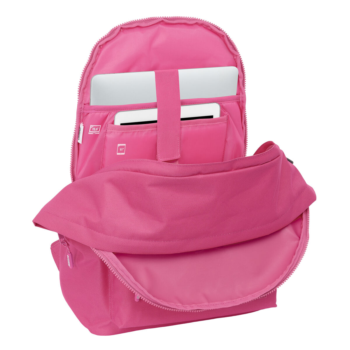 Laptopryggsäck Munich Basic Fuchsia 31 x 44 x 18 cm - 4