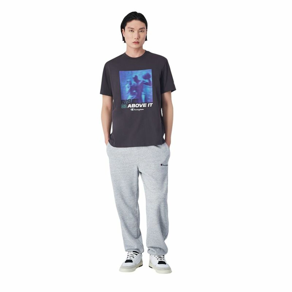 T-shirt med kortärm Herr Champion - 4