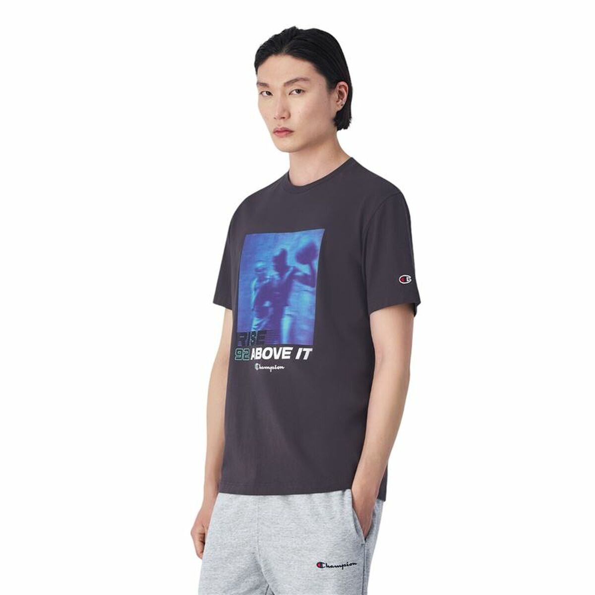 T-shirt med kortärm Herr Champion - 2