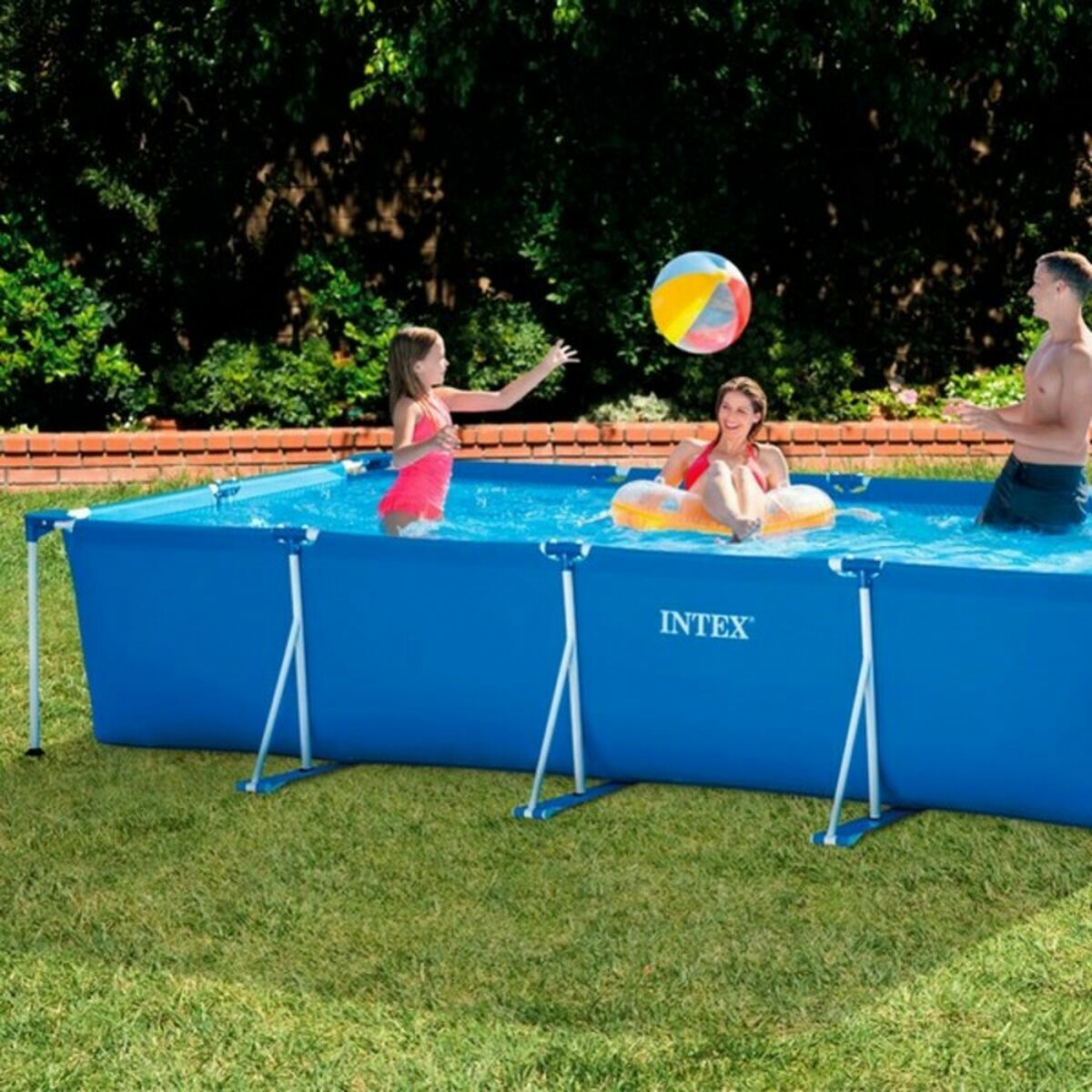 Bollhav Intex Metal Frame 7127 L Rektangulär 450 X 220 X 84 CM - 2