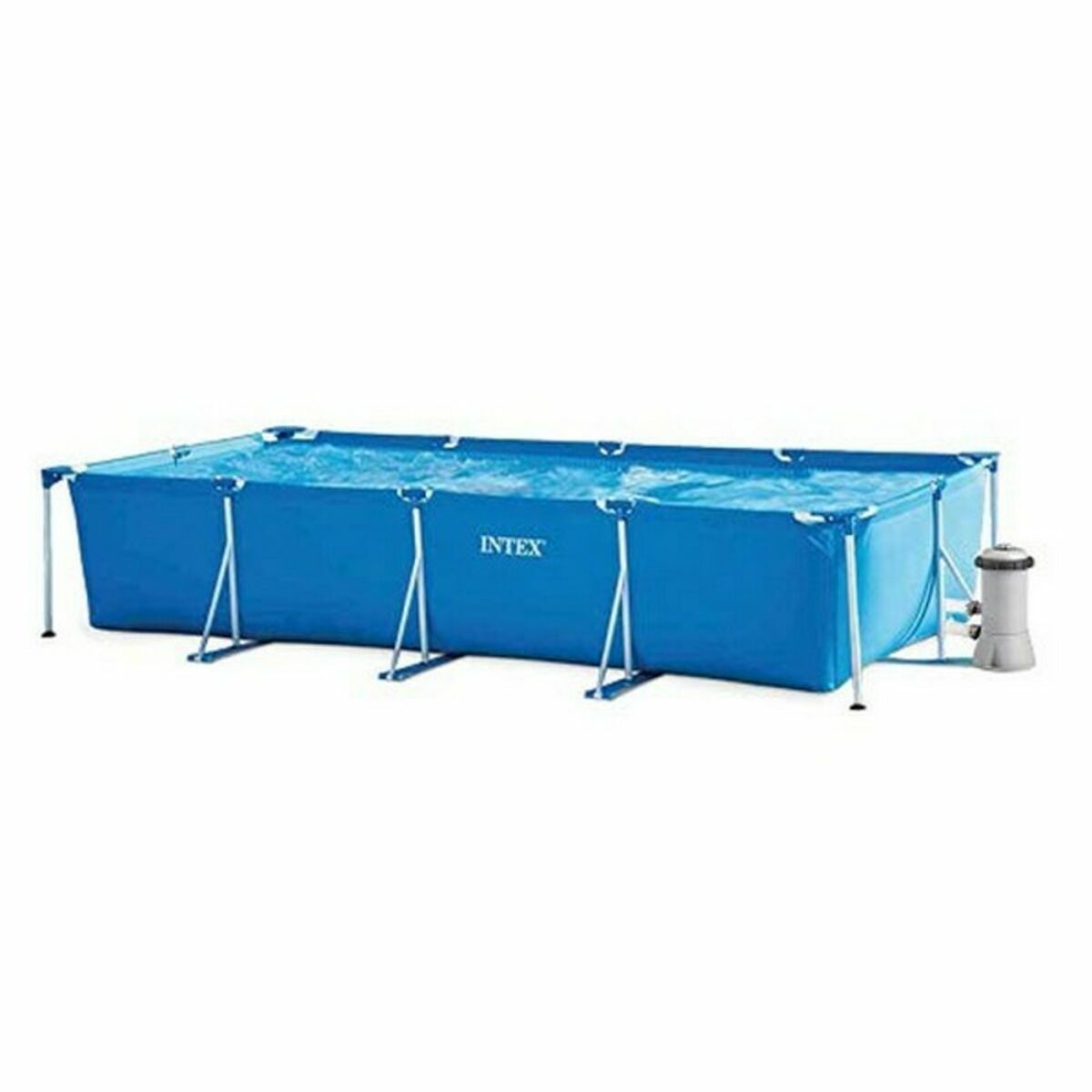 Bollhav Intex Metal Frame 7127 L Rektangulär 450 X 220 X 84 CM - 4