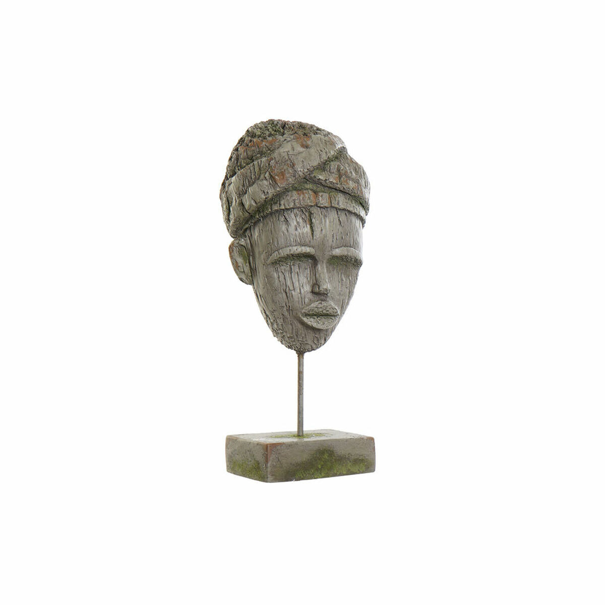 Prydnadsfigur DKD Home Decor 24 x 15 x 58 cm Grå Kolonial Afrikanska - 4