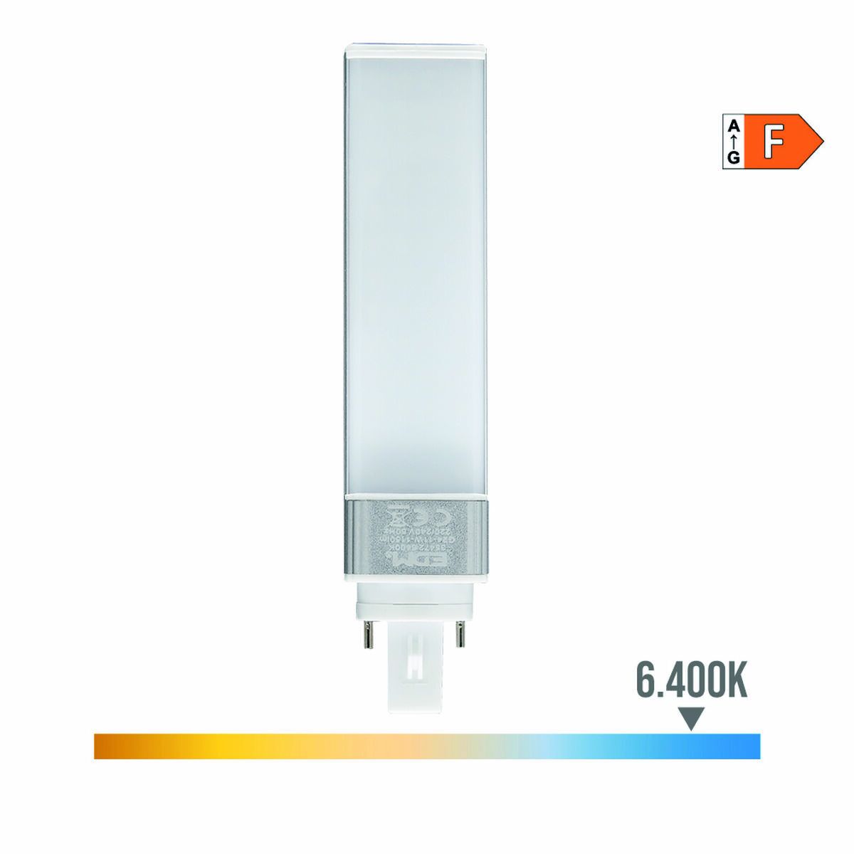 LED-lampa EDM 35472 Downlight F 11 W 80 W G24 1150 Lm 3,5 x 16,2 cm (6400 K) - 6