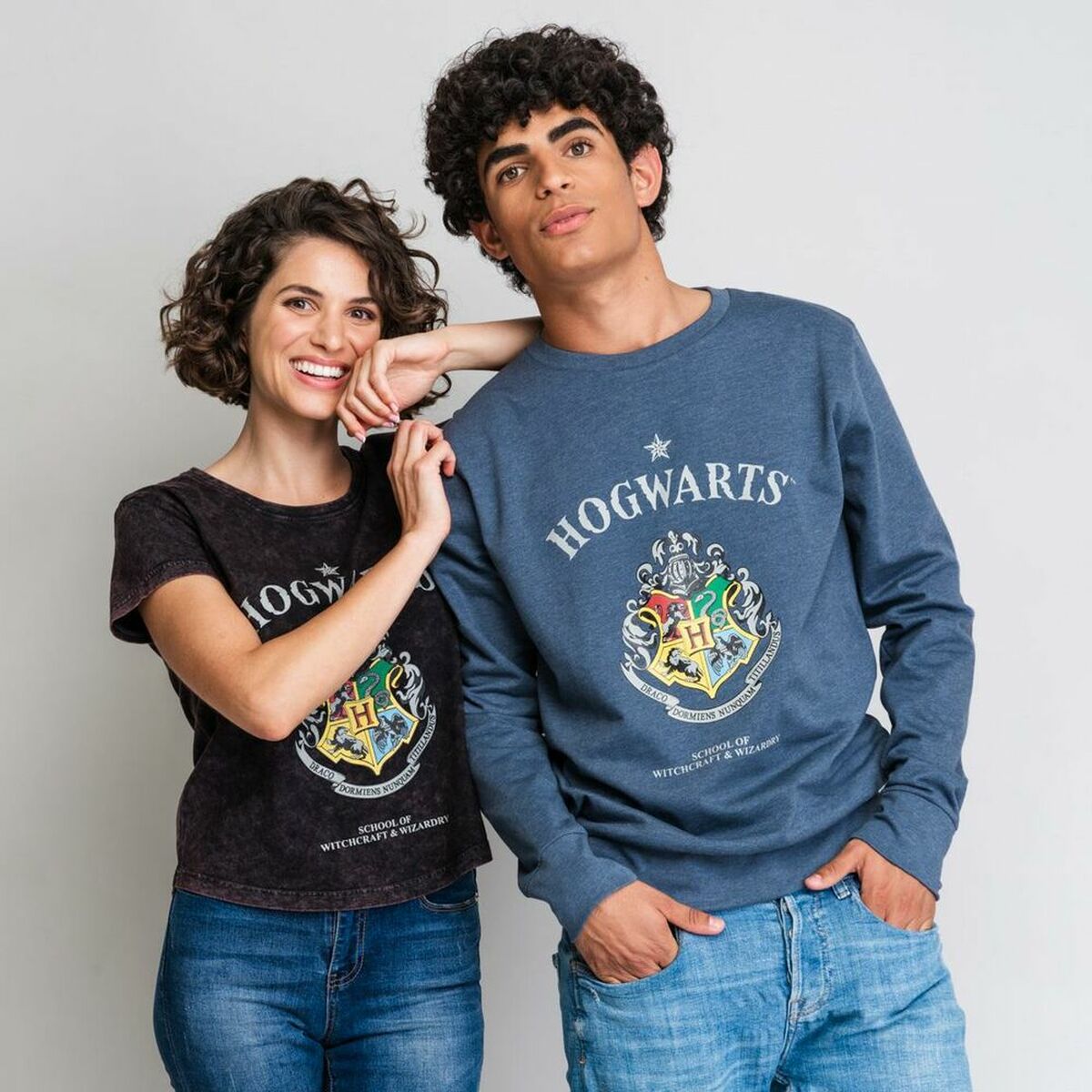 T-shirt med kortärm Dam Harry Potter Grå Mörkgrå - 13
