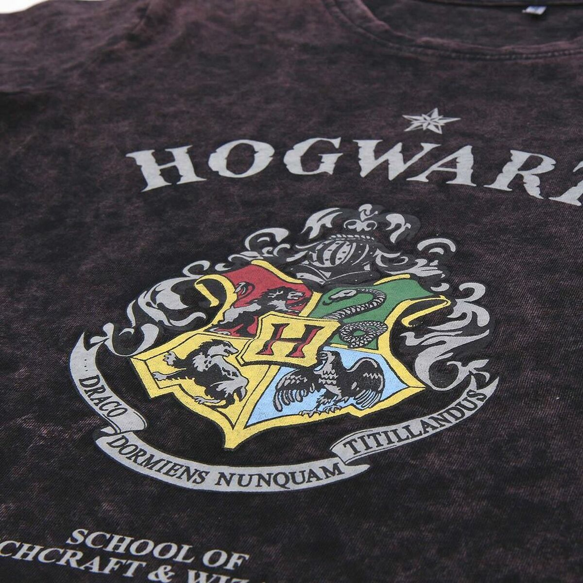 T-shirt med kortärm Dam Harry Potter Grå Mörkgrå - 4